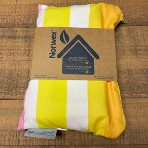 New Norwex Beach Towel limited edition bright stripes.